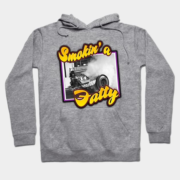 Smokin' a Fatty in color Hoodie by Artslave Custom Car Art